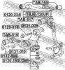 FEBEST TAB-517 Control Arm-/Trailing Arm Bush